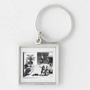 Bird song musical tree, published c.1670 (engravin key ring