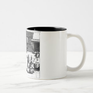 Bird song musical tree, published c.1670 (engravin Two-Tone coffee mug