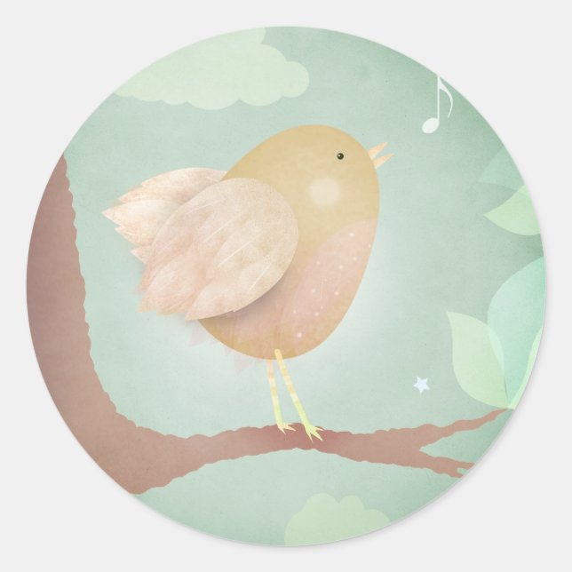 Bird song - stickers (Front)