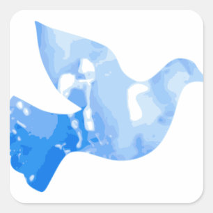 Bird Square Sticker