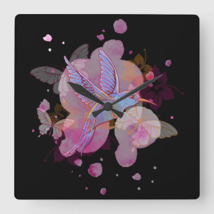  Bird Square Wall Clock