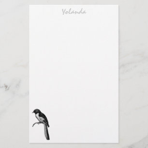 Bird stationery personalised