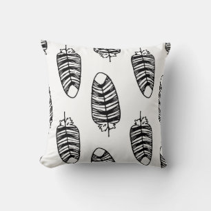 Bird striped feather pattern. Seamless pattern of Cushion