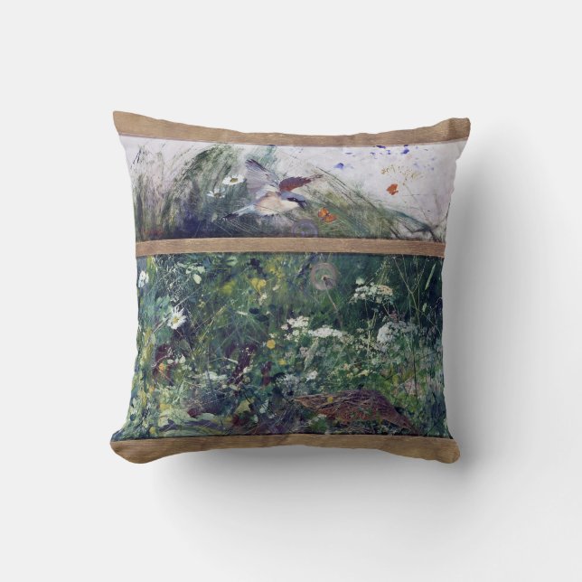 Bird Studies, Bruno Liljefors Cushion (Front)