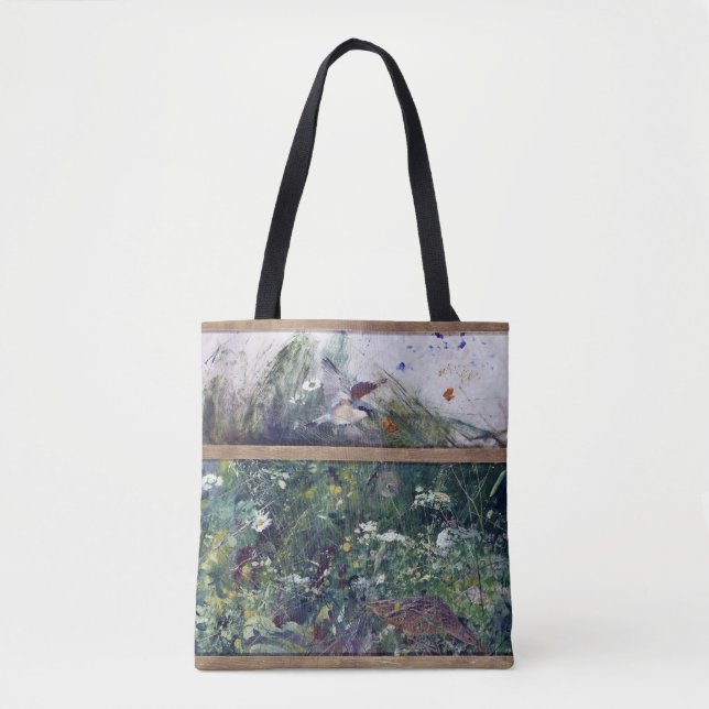 Bird Studies, Bruno Liljefors Tote Bag (Front)