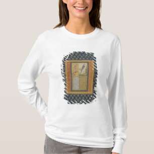 Bird study and calligraphy, Golconda, Andhra Prade T-Shirt