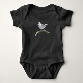 Bird - Taiwan Yuhina Baby Bodysuit