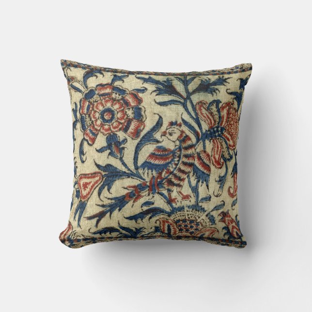 Bird Tapestry Pillow (Front)