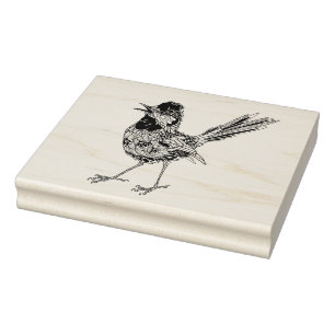 Bird Tattoo 2 Rubber Stamp