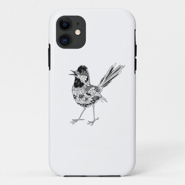 Bird Tattoo Case-Mate iPhone Case (Back)