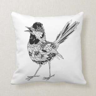 Bird Tattoo Cushion