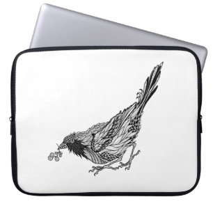 Bird Tattoo Laptop Sleeve