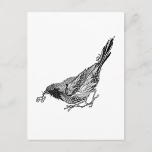Bird Tattoo Postcard
