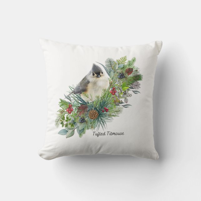 Bird Throw Pillow (Front)