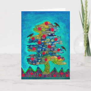 Bird Tree Greeting Card