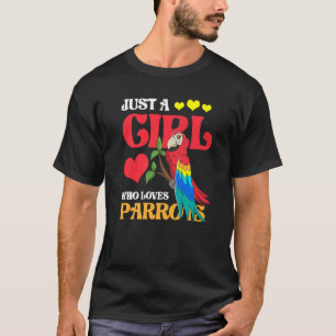 Bird Tropical Jungle Animal Exotic Macaw Parrot T-Shirt