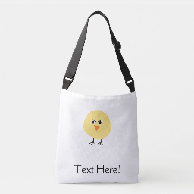 Bird Very Upset Crossbody Bag (Front)