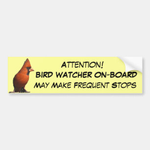 Bird Watcher Bumper Sticker
