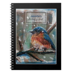 Bird Watcher Journal Notebook Eastern Bluebird