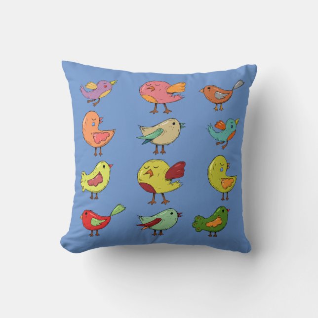 Bird Watchers Cushion (Front)