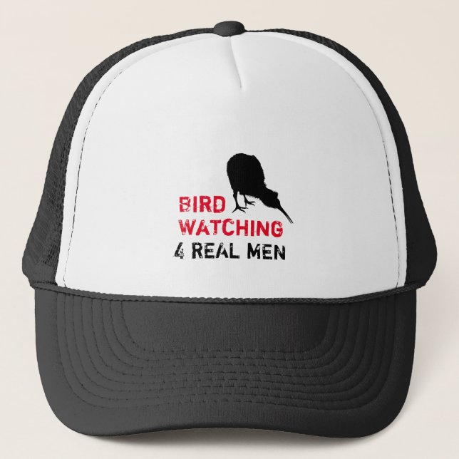 Bird Watching 4 Real Men - Trucker Hat /Kiwi (Front)