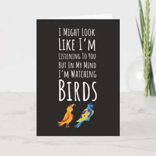 Bird Watching Cards Ornithology Birding Birder