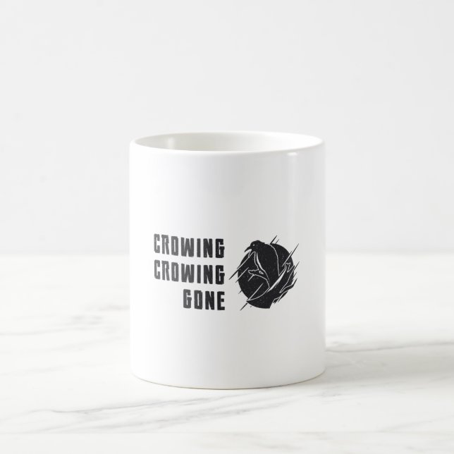 Bird Watching Crowing Gone Funny Bird Watcher Coffee Mug (Center)