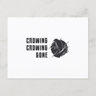 Bird Watching Crowing Gone Funny Bird Watcher Postcard