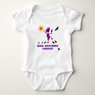Bird Watching Fanatic Design Baby Bodysuit