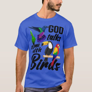 Bird Watching Ornithologist God Faith Bird Nerd 1 T-Shirt