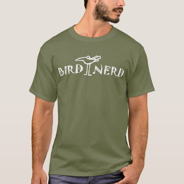 Bird Watching, Ornithology, Birding T-Shirt (Front)