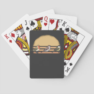 Bird Watching Retro Playing Cards