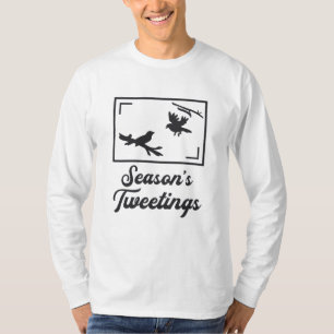 Bird Watching Season's Tweetings Birds Watcher T-Shirt