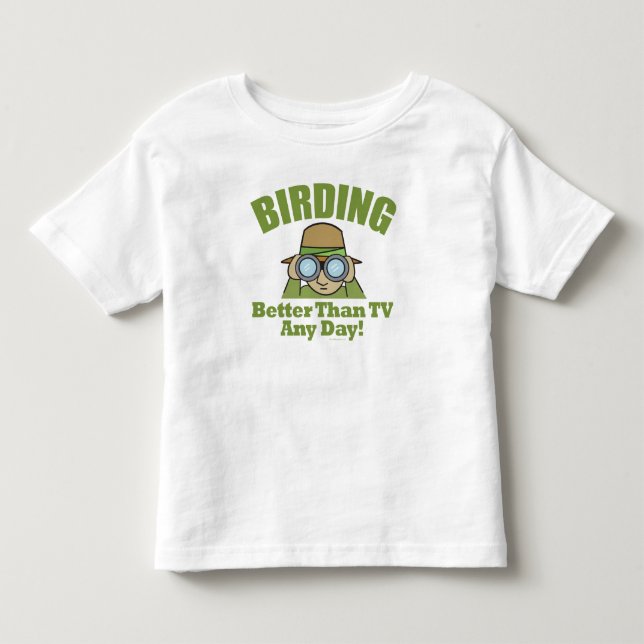 Bird Watching Toddler T-Shirt (Front)
