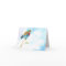 Bird watercolor blank note card.