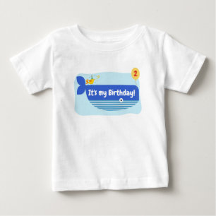 Bird & Whale Undersea Party Toddler T-shirt