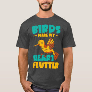 Bird Wildlife Birdwatcher Binoculars Bird 3 T-Shirt
