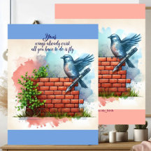 Bird Wings Already Exist Encouragement Fly Quote 