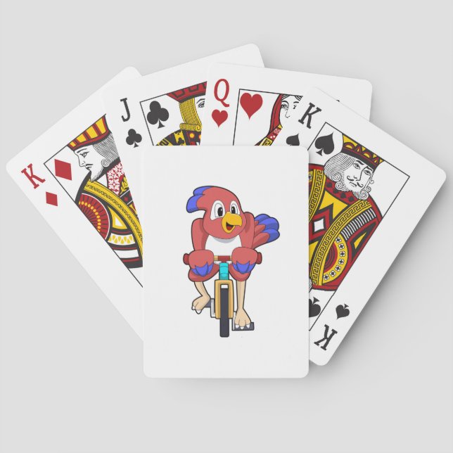 Bird with playing cards (Back)
