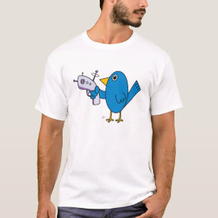 Bird with Raygun(special edition) - Basic T-Shirt
