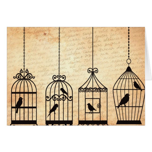 Birdcage Silhouettes (Front Horizontal)