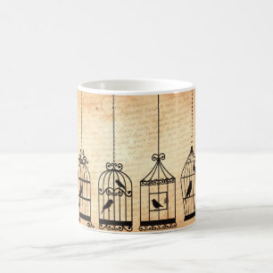 Birdcage Silhouettes Coffee Mug
