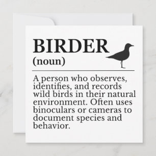 Birder definition - wild bird observer
