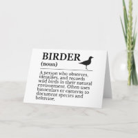 Birder definition - wild bird observer