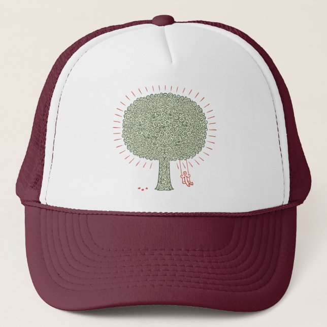 Birdhi Tree Trucker Hat (Front)