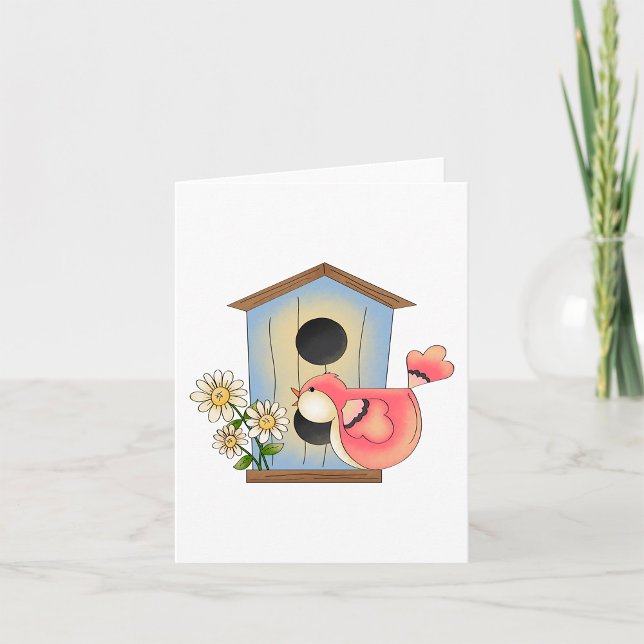 Birdhouse and Bird Card (Creator Uploaded)