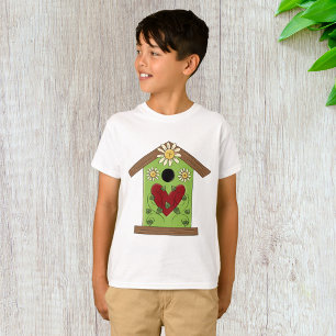Birdhouse and Daisies T-Shirt