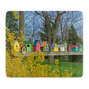 Birdhouse Boulevard Cutting Board