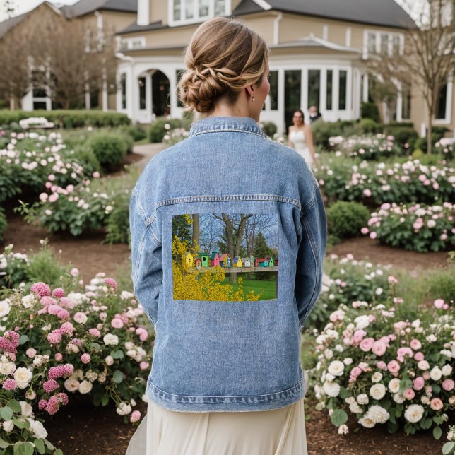 Birdhouse Boulevard  Denim Jacket (Wedding Back)