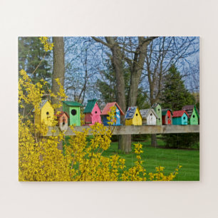 Birdhouse Boulevard Jigsaw Puzzle